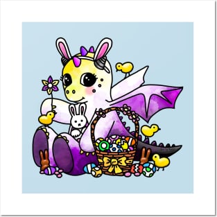 Nonbinary Easter Dragon Posters and Art